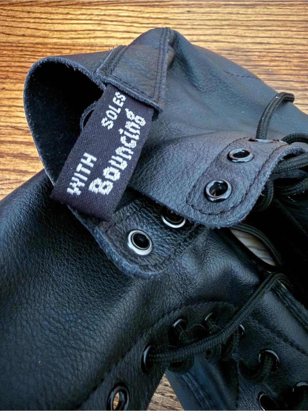 Dr. Martens Black Leather Lace-Up Boots